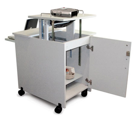 AmpliVox SN3345 Presentation Stand, Light Gray