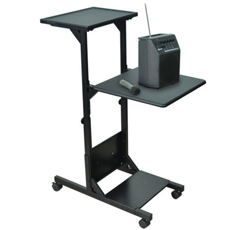 AmpliVox SN3355 Multimedia Presentation Projector Stand, Black