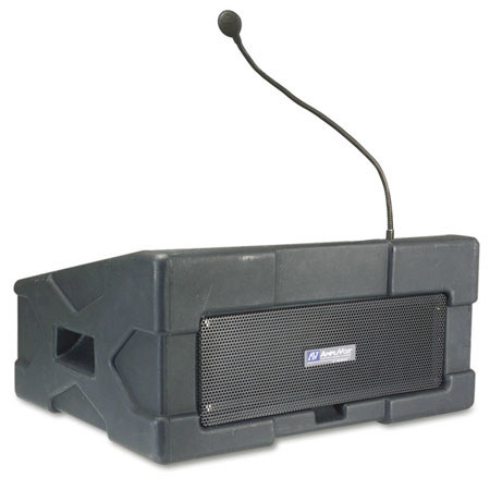 AmpliVox SS124 Roving Rostrum Lectern Sound System