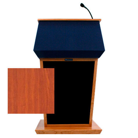 AmpliVox SS3040 Patriot Lectern with Sound System, Cherry