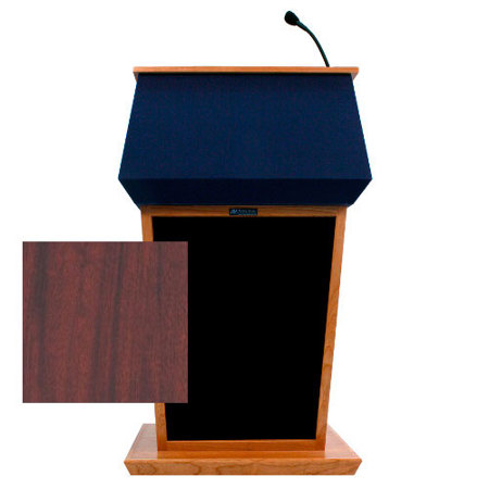 AmpliVox SS3040 Patriot Lectern with Sound System, Mahogany