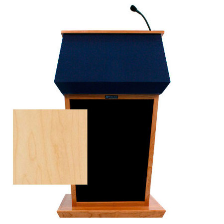 AmpliVox SS3040 Patriot Lectern with Sound System, Maple