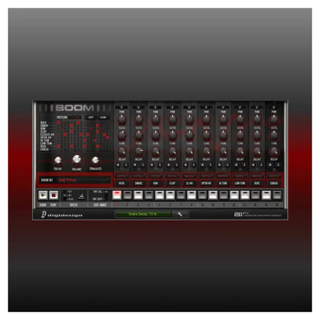 AIR Music Tech Boom Drum Machine Virtual Instrument, Download