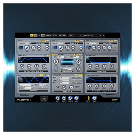 AIR Music Tech Hybrid 3 Analog Synthesizer Virtual Instrument, Download