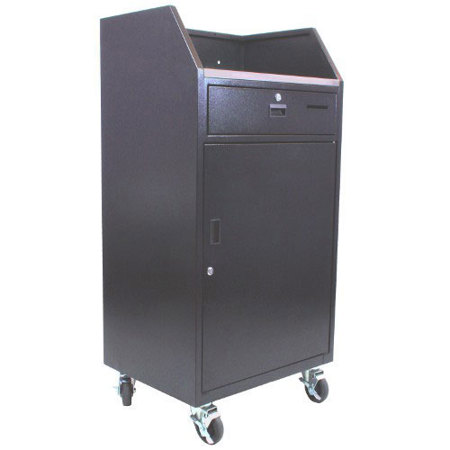 AmpliVox VS1100 Valet Podium, 100 Key Capacity