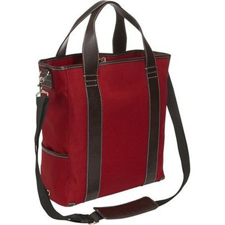 Acme Made Vert Tote, Nylon Designer Unisex Tote Bag,Red