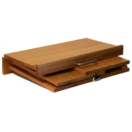 AmpliVox W242 Travel-Lite Folding Tabletop Lectern, Oak