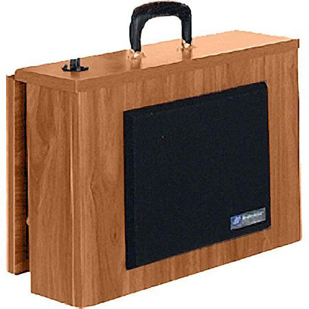 AmpliVox W272 EZ Folding Lectern No Sound, Medium Oak