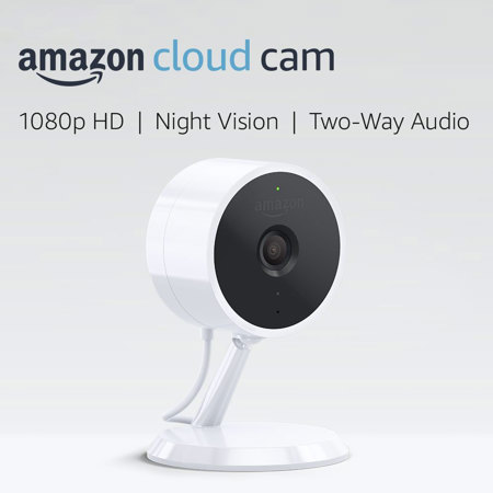 Amazon Cloud Cam 1080p Indoor Security Camera, White