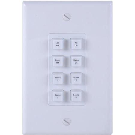 A-NeuVideo ANI-8WP IP Wall Plate Control Keypad, White