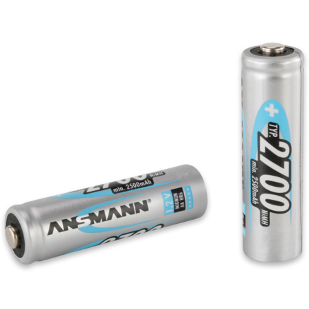 Ansmann AA Rechargeable Batteries, 2700Mah Nickel Metal