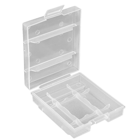 Ansmann Battery Box without Batteries, Transparent