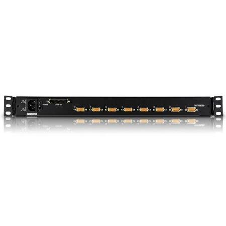 Aten CL1008M 8-Port 17" Single Rail LCD Integrated USB/PS2 Combo KVM Console
