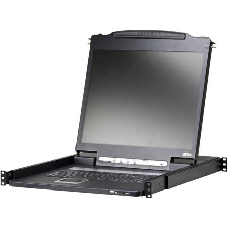 Aten CL3000N Lightweight PS/2-USB LCD Console, Includes 2L5301UP Custom KVM Cable