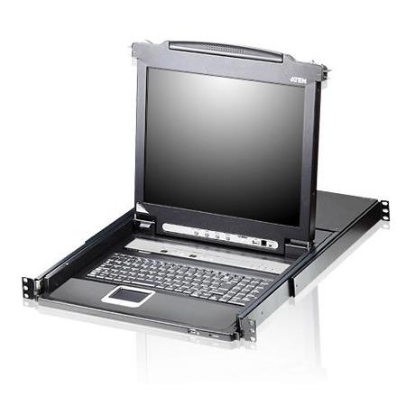 Aten CL5716N 16-port 19" LCD Slideaway LCD KVM Switch Console