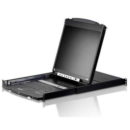 Aten CL5808N 8-Port 19" Dual Rail LCD Combo KVM Switch