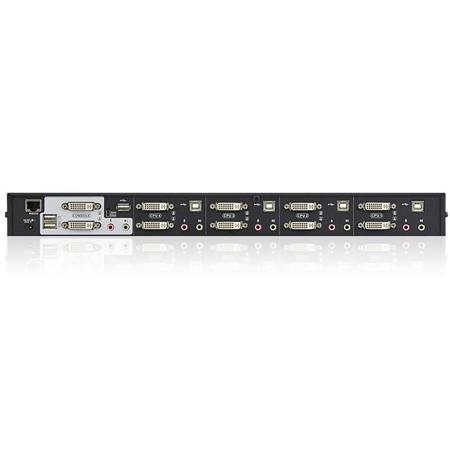 Aten CS1644A 4-Port USB DVI Dual View KVMP Switch