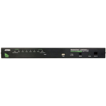 Aten CS1708A 8-Port PS/2-USB KVM Switch Control Unit with USB Peripheral Support