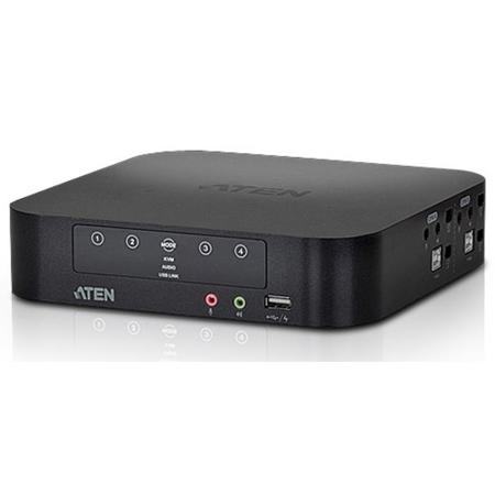 Aten CS1944 4-Port USB 2.0 Dual View Mini DisplayPort KVMP Switch