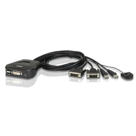 Aten CS22D 2-Port USB DVI KVM Switch