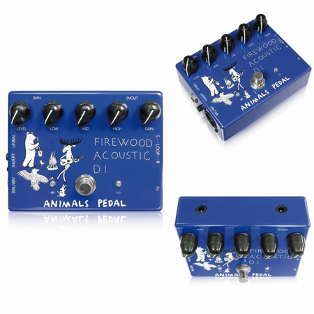 ギター Animals Pedal Firewood Acoustic D.I. Animals Pedal Firewood Acoustic D.I. MKII - Effects Pedal