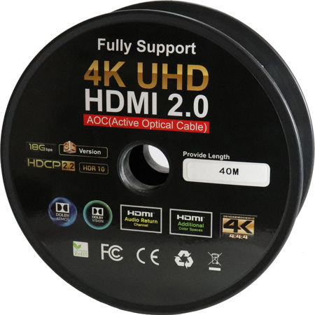 A-Neuvideo ANI-AOC-25 131.2' High-Speed Active Optical HDMI Cable