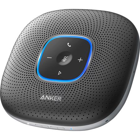 Anker PowerConf Bluetooth Speakerphone with 6 Mics, Black