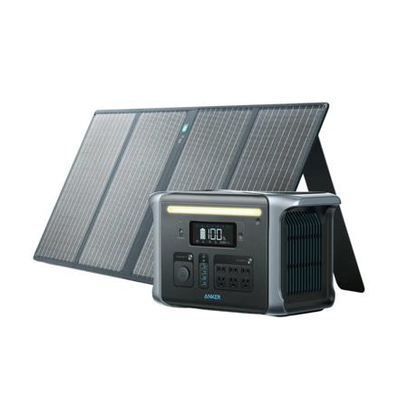 Anker 757 PowerHouse 1500W 1229Wh Portable Power Station w/625 100W Solar Panel