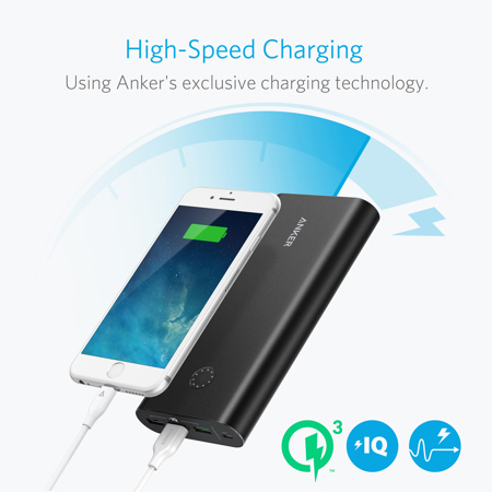 Anker PowerCore+ 26800mAh Ultra Hi-Capacity Power Bank with Quick Charge 3.0