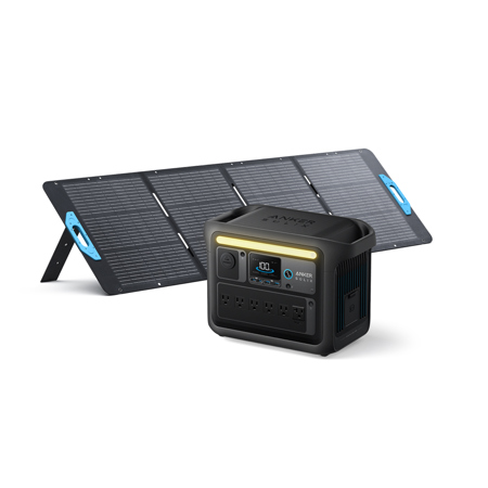 SOLIX C1000X 1800W 1056Wh Portable Power Station with 200W Foldable Solar Panel