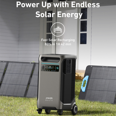 Anker - 【アップグレード版】Anker Solix PS400 アップグレード版】Anker Solix PS400 Portable Solar Panel