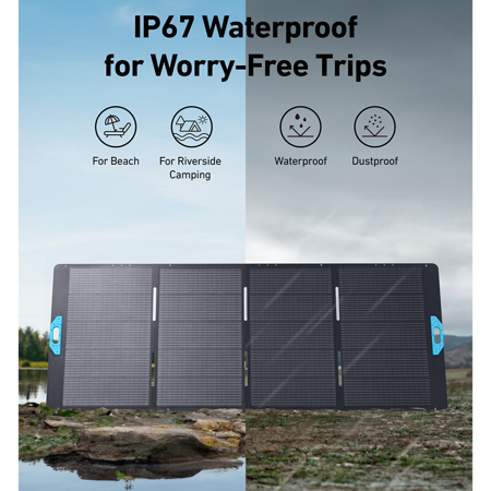 Anker Solix PS400 Portable 【アップグレード版】 アップグレード版】Anker Solix PS400 Portable Solar Panel