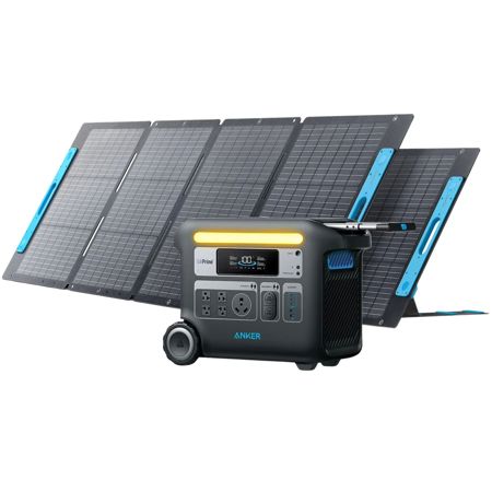 Anker 767 PowerHouse 2400W 2048Wh Power Station with 2x 531 200W Solar Panel