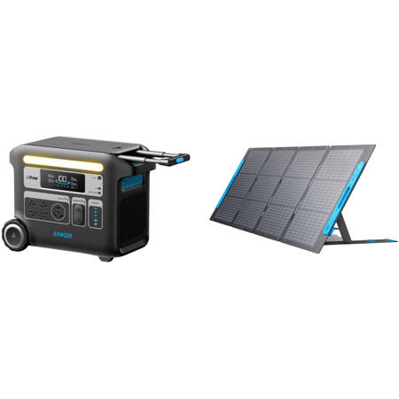 Anker 767 PowerHouse 2400W 2048Wh Power Station with 531 200W Solar Panel