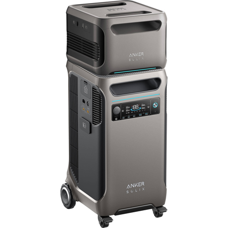 Anker SOLIX F3800 3840Wh 6000W Portable Power Station with BP3800 LFP Expansion Battery