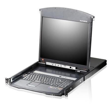 Aten KL1508AiN 8-Port 19" Dual Rail Cat5 LCD KVM Over IP Switch