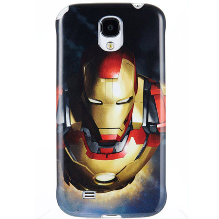 Anymode Marvel Comics Iron Man Beam LED Light Case for Samsung Galaxy S4