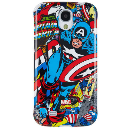 Anymode Marvel Comics Captain America Polycarbonate Case for Samsung Galaxy S4