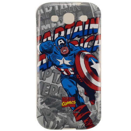 Anymode Marvel Comics Captain America Hard Case for Samsung Galaxy S3
