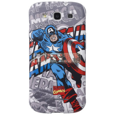 Anymode Marvel Comics Captain America Kickstand Hard Case for Samsung Galaxy S3
