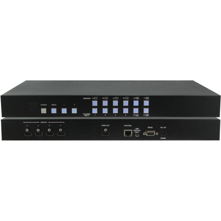 A-NeuVideo ANI-PIP 4x1 HDMI Seamless Quad PiP PoP Scaler Switch with Audio