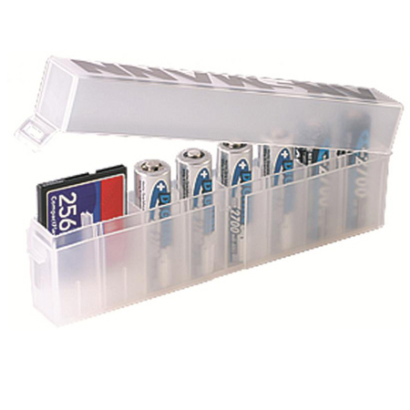 Ansmann Empty Battery Storage Box, Single Clear Box