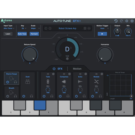 Antares Audio Technologies Auto-Tune EFX+ 10 Plug-In with 1-Year of AutoTune Producer, Perpetual License, Download