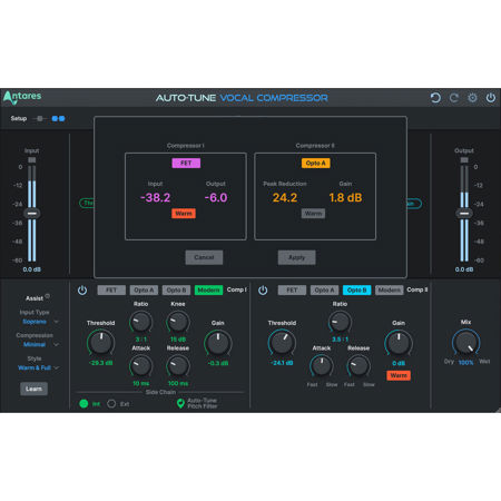Antares Audio Technologies Auto-Tune Vocal Compressor Plug-In, Perpetual License, Download