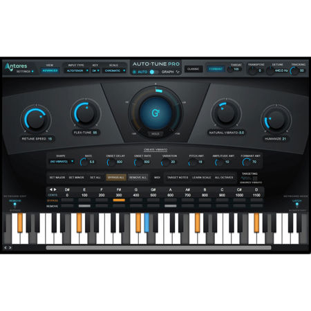 Antares Audio Technologies Auto-Tune Unlimited Vocal Effects Software and Plug-In Bundle, 1-Year Subscription