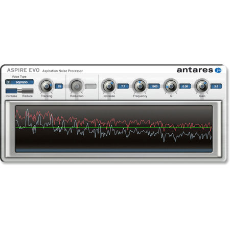 Antares Audio Technologies Auto-Tune Aspire Aspiration Noise Processor Plug-In, Perpetual License, Download
