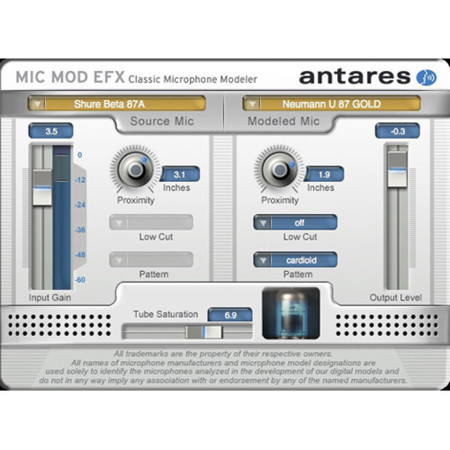 Antares Audio Technologies Auto-Tune Mic Mod Classic Microphone Modeler Plug-In, Perpetual License, Download