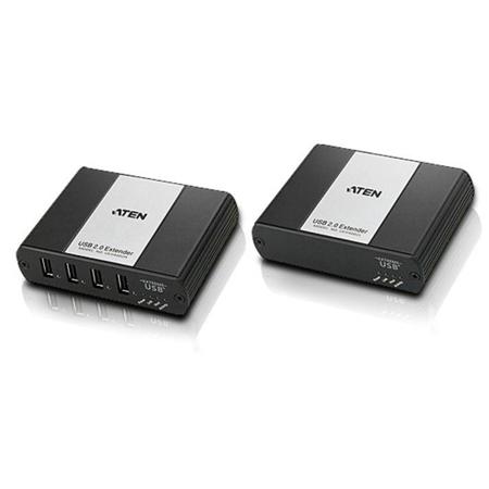 Aten UEH4002 Cat5 USB 2.0 Extender with 4 Port, Connects up to 328.08' Distance