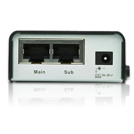 Aten VE602 DVI Cat5e Dual Link Extender with Audio, Extends Up to 210'