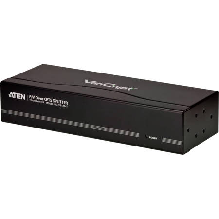 Aten VS1204T 4-Port VGA/Audio Cat5e/6 Splitter, 1920x1200 Video Resolution